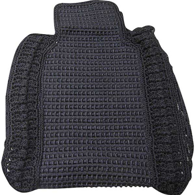 Накидки плетенки, передний ряд 125*55 см , PREMIUM, ЧЕРНЫЕ,  шт    ( 1/4) 