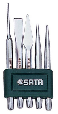 Зубила и керны ( 5 предметов), к-т   09161 SATA  