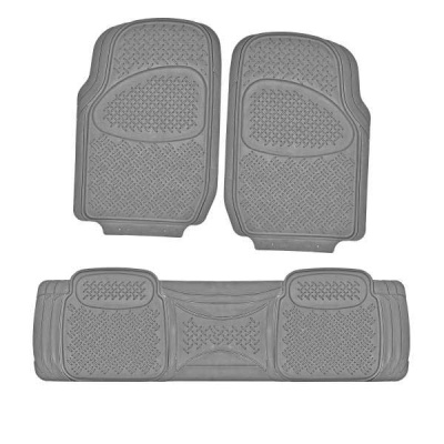 Коврики Полиуретан 3 пр (п:72*51см,з:43*156см) Hot-3 Серый, к-т  SKYWAY S01702004 (1/4)