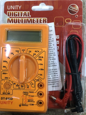 Тестер цифровой (Мультиметр) DT-830D  UNITY
