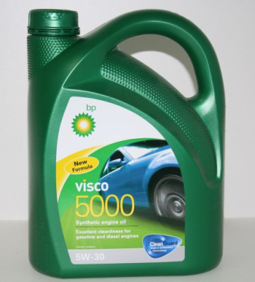 Масло моторное BP Visco 5000 5w30, 4L  A3/B4/API SL/CF (уп.4 шт.) синт. 