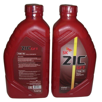 Масло трансмиссионное ZIC GFT 75w90 GL-4/5,  1 L  (уп.12 шт.) Синт (аналог G-F TOP)