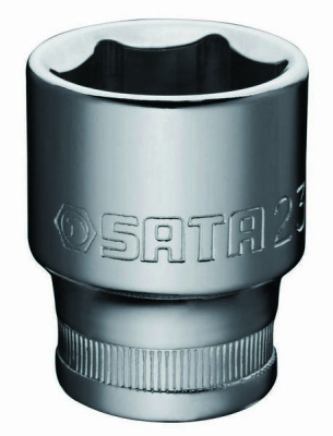 Головка торцевая 1/2" ( 6 гран) H38 мм 23 мм   13314 SATA  (1/4)