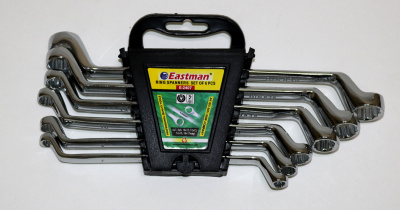 Ключи накидные (  6 предметов) 6-17 мм, к-т  E-2407-6  EASTMAN