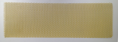 Сетка-тюнинг решётки радиатора желтая средняя 100*33 см