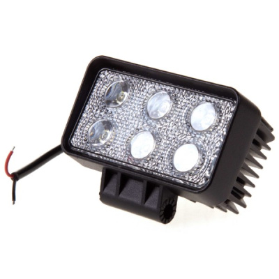 Фара светодиодная  110* 75* 40мм (6 диодов) 12V/24V, 18W, Ближний свет, шт. SKYWAY S07201036 (1/20)