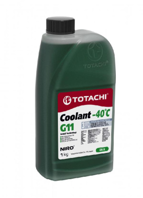 Антифриз TOTACHI Niro Coolant Green -40°С (зеленый)  1 кг 