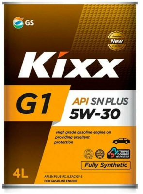 Масло моторное GS Oil Kixx G1 5w30 SN/ SP, 4L (1/4) Метал уп   Synt
