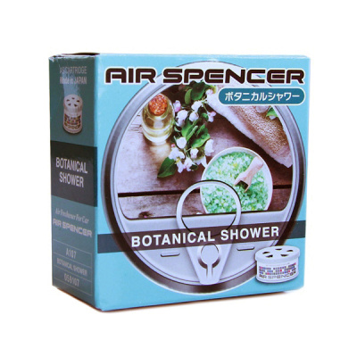 Ароматизатор на панель керамика банка металл AIR SPENSER (A-107) BOTANICAL SHOWER/ ботанический сад