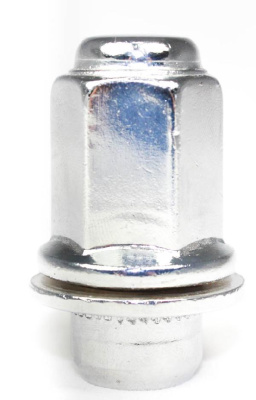 Гайка закрытая, с шайбой NISSAN 12*1.25, H47мм, ключ 21мм  (уп. 20шт)