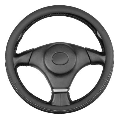 Оплетка кожа гладкая Base Gorilla-6 L (39-41см) Черная с белой строчкой Skyway S01102568