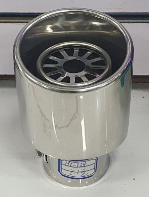 Насадка на глушитель d65D90 L150мм, овальный выход HJ-334   