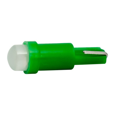 Светодиод T 5 12V GREEN COB  W2.0*4.6D (Avs-12T5-G/COB), шт    Автосвет