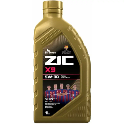 Масло моторное ZIC X9 5w30 LS SN/CF,  1L  (1/12) аналог XQ LS 5w30 синт
