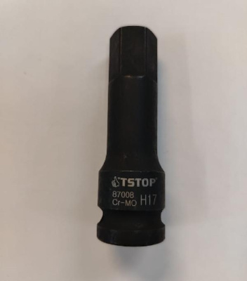 Наконечник 1/2" с шестигранной вставкой 17мм 87008   TStop