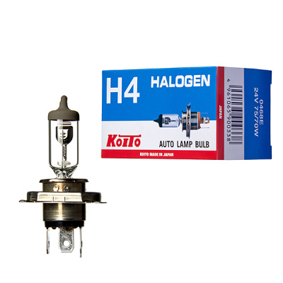 Лампа галогеновая H 4 24V 75/70W  KOITO  (0468E)