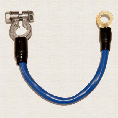 Перемычка АКБ S25, L 400мм, клемма свинец --/ кольцо (KL400-25 KУ) Klemos