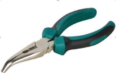 Круглогубцы L 150 мм (6")  изогнутые 45°   09327 TStop