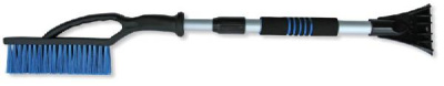 Щетка для снега со скребком, телескопическая, теплая ручка 80-106 см, CA-87 CityUp (уп.12 шт.)