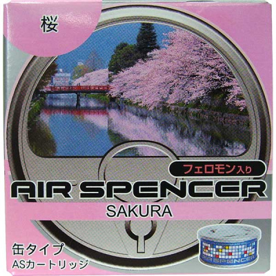 Ароматизатор на панель керамика банка металл AIR SPENSER (A-107) BOTANICAL SHOWER/ ботанический сад