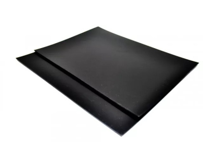 Брызговик плоский на длинномер задний  500*350*4мм, черный (2 шт), к-т  ALMEGA