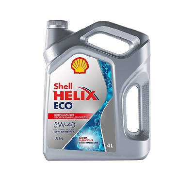 Масло моторное Shell Helix ECO 5w40 SN, 4L (1/4)  синтетика