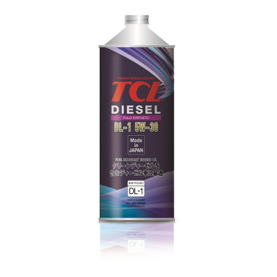 Масло моторное TCL Diesel, Fully Synth, DL-1, 5W30, 1л  (1/12) Синтетика дизель