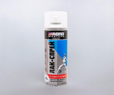 Лак акриловый прозрачный Глянцевый, 520 мл, спрей LAQ-G-RE ABROMasters  (уп.12 шт.) 