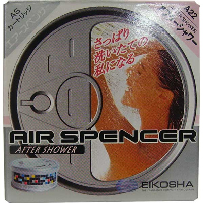 Ароматизатор на панель керамика банка металл AIR SPENSER (A-22) AFTER SHOER /после дождя