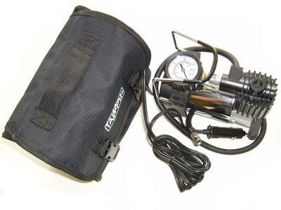 Компрессор ТАЙФУН 406G, 12V, штекер, 35 л/мин, съемный манометр, без доп.шланга (1/4)