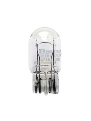Лампа б/ц 12V 21W/ 5W  W3*16q/ T20/5  KOITO (уп 10 шт) (1891) двухконтактная