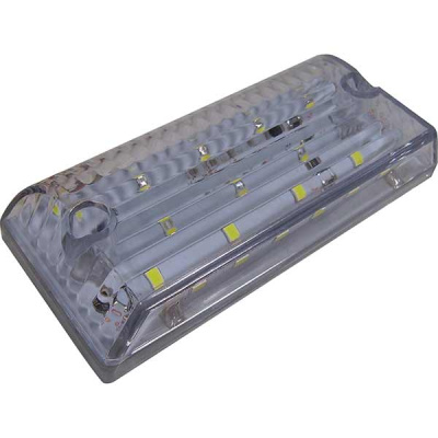 Фонарь габаритный 24V 12 SMD (+ 6 SMD) 100* 45 мм , прозрачный  , шт.