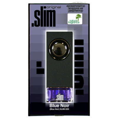 Ароматизатор на дефлектор жидкий SLIM Blue Noir (8 мл.) SLMV-205