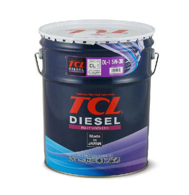 Масло моторное TCL Diesel, Fully Synth, DL-1, 5W30,20л синтетика дизель