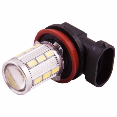 Светодиодная лампа H11 12V 18SMD+ 1 HPдиод WHITE SKYWAY S08201007