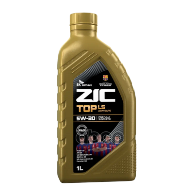 Масло моторное ZIC TOP 5w30 LS C3, Low SAPS, 1L   (унив/ синт)