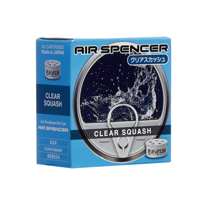 Ароматизатор на панель керамика банка металл AIR SPENSER (A-24) CLEAR SQUASH/кристальная свежесть
