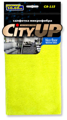 Салфетка Микрофибра 50*70см (CA-112L) Big Cleaner Большой размер, шт. CityUp  (1/120)