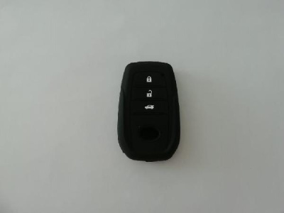 Чехол на ключ автомобильный силиконовый TOYOTA (3 кнопки) Highlander, Crown, RAV4 (Kc-slk-T-06)