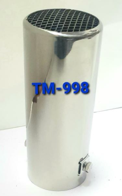 Насадка на глушитель d60D60 L150мм, сетка, округлый край   арт ТМ- 998