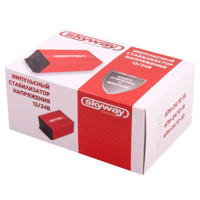 Инвертер (преобразователь напряжения) 24V в 12V (10 A) SKYWAY S05501001  (1/25)