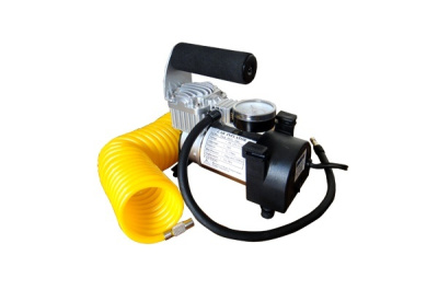 Компрессор ТАЙФУН 406HSA, 12V, штекер, 35 л/мин, на ножках, гибкий шланг с простым наконечником(1/4)