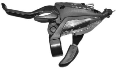 Шифтер с тормозной ручкой, 3 скорости, левый, Shimano EF-500
