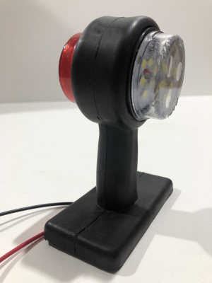 Фонарь габаритный боковой (рог) LED 12-30V, высота 12 см, шт  (уп 2 шт)  X-5