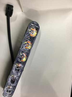 Ходовые огни 165*20*36 (6 LED диодов) водонепроницаемые, бегущий поворотник, 2 шт,  к-т    DRL-6