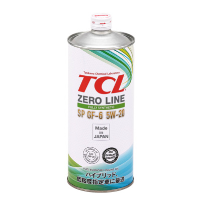 Масло моторное TCL Zero Line Fully Synth, Fuel Economy, SP, GF-6, 5W20, 1л (1/12) Синтетика  