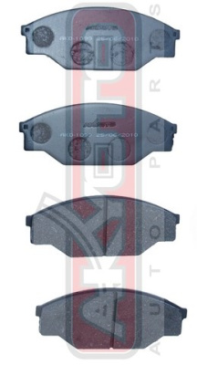 PF-1166/1227 Колодки тормозные дисковые AKYOTO AKD-1099 T.Hilux surf/4RUNNER LN8# /10#  YN8#/10#