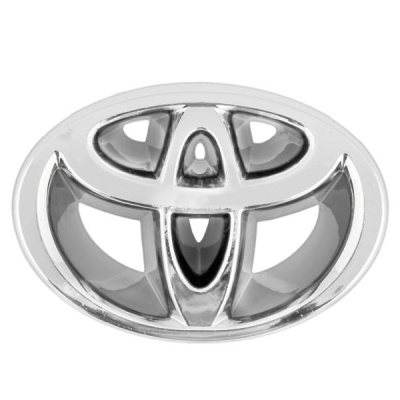 Эмблема TOYOTA,  80*56мм  на решетку радиатора (крепеж) STE-038  SW