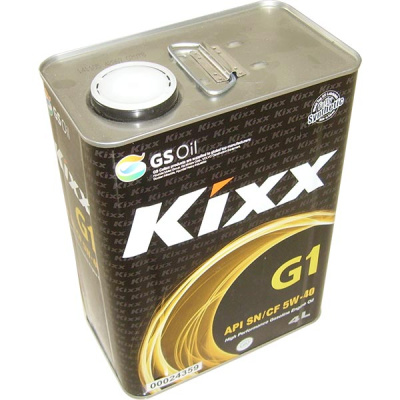 Масло моторное GS Oil Kixx G1 5w40 SN/ SP, 4L (1/4) Метал уп  Synt  