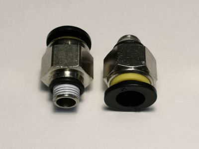 Фитинг переходной PC (прямой) d 10мм, наружняя резьба  М10*1 (1/8) (уп.10шт)